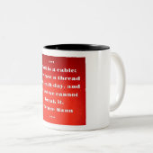 習慣はケーブル ツートーンマグカップ (正面右)