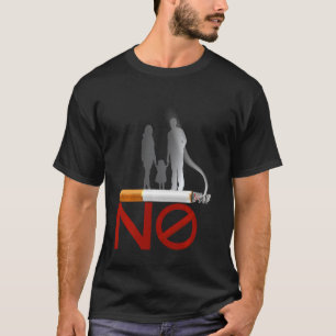 習慣を蹴るライフワールドを受け入れるタバコのない日L Tシャツ