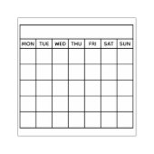 習慣トラッカーの予定表の行頭文字 ラバースタンプ (インプリント)
