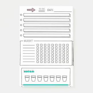 習慣トラッカーを使用してリストを作成するには ポストイット