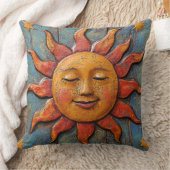 習慣的な天の太陽 クッション (ブランケット)