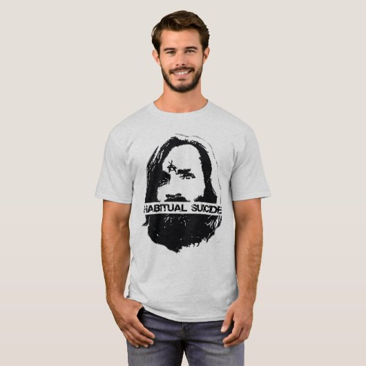 習慣的な自殺の無秩序 Tシャツ (正面フル)