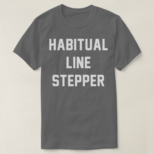 習慣的ラインステッパー Tシャツ (デザイン正面)