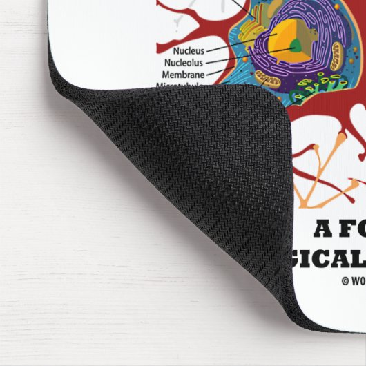 習慣神経学的な実施ニューロンの型枠 マウスパッド (コーナー)