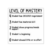 習熟度スタンプ ラバースタンプ (インプリント)