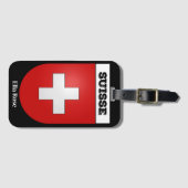 翠瀬 |スイスヴィンテージコート・オブ・アームズ ラゲッジタグ (正面横)