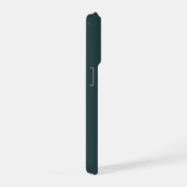 翠緑の地平線を疾走するエメラルドロードランナー iPhoneケース (右側面)