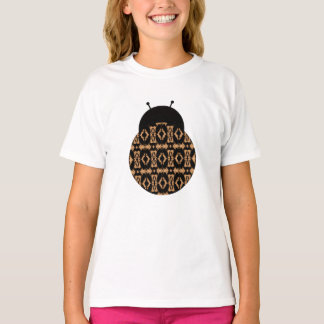 翡翠と樺のテントウムシの子供グラフィック Tシャツ