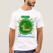 翡翠のドラゴン航海 ホワイト Tシャツ (正面)