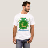 翡翠のドラゴン航海 ホワイト Tシャツ (正面フル)