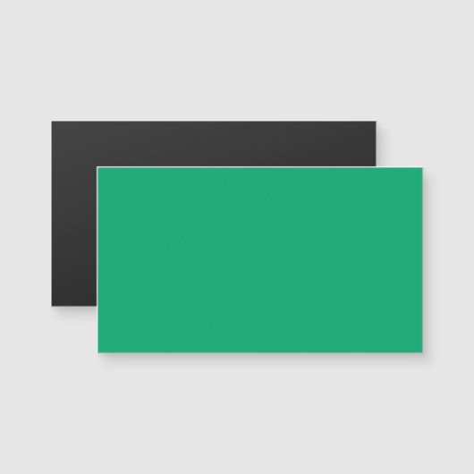 翡翠のマグネット名刺 (正面/裏面)