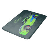 翡翠の地平線を駆けるロードランナー バスマット (アングル)