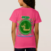 翡翠の竜の旅のピンク Tシャツ (裏面)