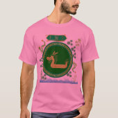 翡翠の竜の旅ピンク Tシャツ (正面)