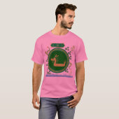 翡翠の竜の旅ピンク Tシャツ (正面フル)