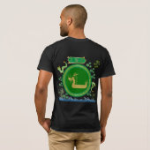 翡翠の竜の旅 黒 Tシャツ (裏面フル)