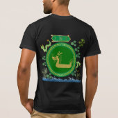 翡翠の竜の旅 黒 Tシャツ (裏面)