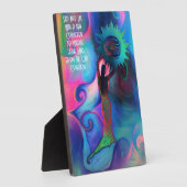 翡翠の解放 テーブルプラーク  easel付き フォトプラーク (側面)