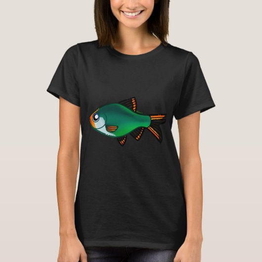 翡翠タイガー・バーブ Tシャツ (正面)