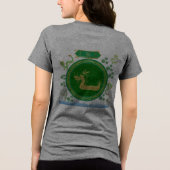 翡翠竜の旅 灰色 トライブレンドTシャツ (裏面)