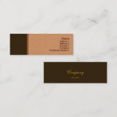 翻訳サービス名刺 スキニー名刺 (正面/裏面)