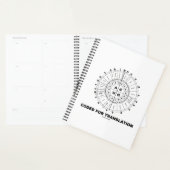 翻訳用にコード化されたRNAコドンホイールギークユーモア プランナー手帳 (ディスプレー)