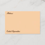 翻訳者の名刺 名刺 (裏面)