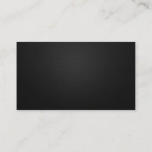 翻訳者 – プレミアムブラックQRコード 名刺 (裏面)