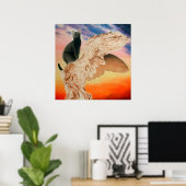 翼あるもの ポスター (ホームオフィス)