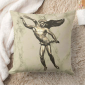 翼お洒落を持つ天使の男 クッション (ブランケット)