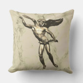 翼お洒落を持つ天使の男 クッション (正面)