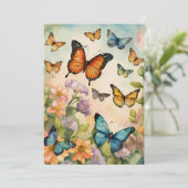「翼お洒落：蝶のグリーティングカード シーズンカード (スタンド正面)