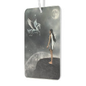 翼かわいらし付き妖精と馬飛んでいる類 カーエアーフレッシュナー (左)