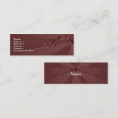 翼が付いている星 スキニー名刺 (正面/裏面)