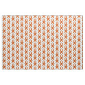 翼が付いている白血病の認識度のリボン ファブリック (ヤード)