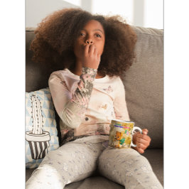 翼が小さな犬の引用文を飛インスパイアばすだけ コーヒーマグカップ