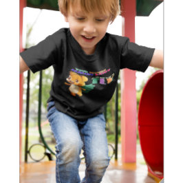 翼が小さな犬の引用文を飛インスパイアばすだけ トドラーTシャツ