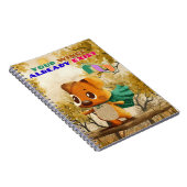 翼が小さな犬の引用文を飛インスパイアばすだけ ノートブック (右側)