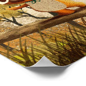 翼が小さな犬の引用文を飛インスパイアばすだけ ポスター (角)