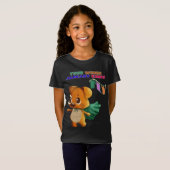 翼が小さな犬の引用文を飛インスパイアばすだけ Tシャツ (正面フル)