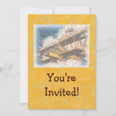 翼が父の日を超えて 招待状 (正面)