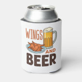 翼とビールチキンウイング飲み物 缶クーラー (缶裏面)