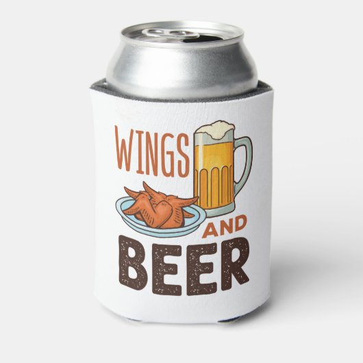 翼とビールチキンウイング飲み物 缶クーラー (缶裏面)