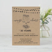 翼と応援&ビール誕生日パーティー – 任意の年齢 招待状 (スタンド正面)