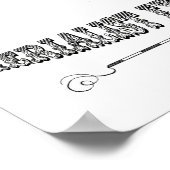 翼と熱気球を持つスチームパンクマン ポスター (角)