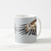翼にハゲのワシ コーヒーマグカップ (正面右)