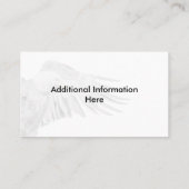 翼にハゲのワシ 名刺 (裏面)