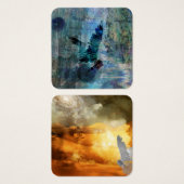 翼のあるアイディア抽象芸術 (正面&裏面)