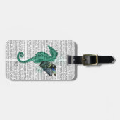 翼のあるシホース ラゲッジタグ (正面横)