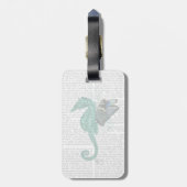 翼のあるシホース ラゲッジタグ (裏面縦)